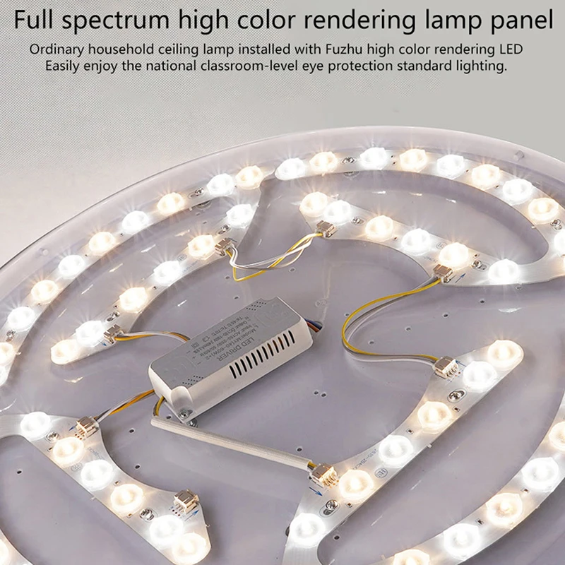 4Pcs/Pack High Lumen Led Block With Optical Lens Dual Colors Led Module 3000/6000k Light Source Be Used In Ceiling Lamp