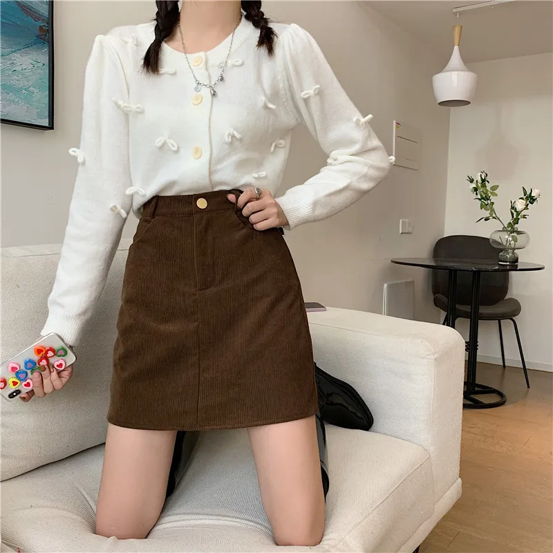 Sexy Office Mini Skirt Women Mini Skirt Casual Harajuku Spring Winter High Waist A-Line Solid Zipper Skirts Elegant Streetwear