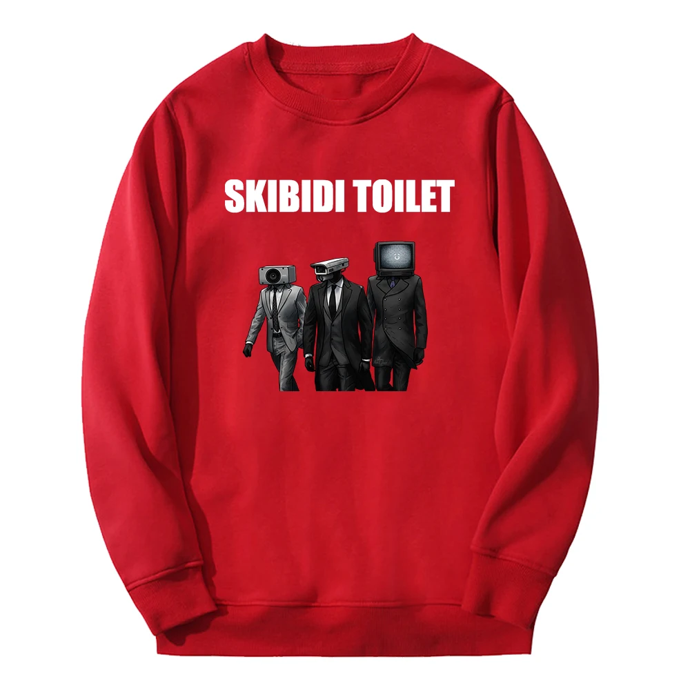 Skibidi-Sudadera de manga larga con cuello redondo para hombre y mujer, ropa de calle divertida, Harajuku, novedad de 2023