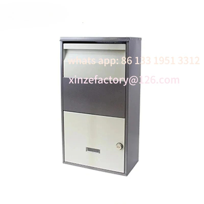 

Customizable Practical Large Packages Mailbox Outdoor Letter Parcel Mail Drop Box with Lock
