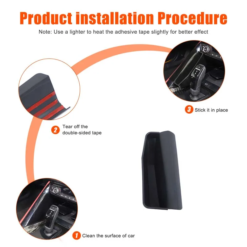 Ajuste para Toyota GR Supra A90 ABS 2019-2025, consola central de coche, caja de almacenamiento colgante lateral de cambio de marchas, bandeja organizadora, accesorios para coche