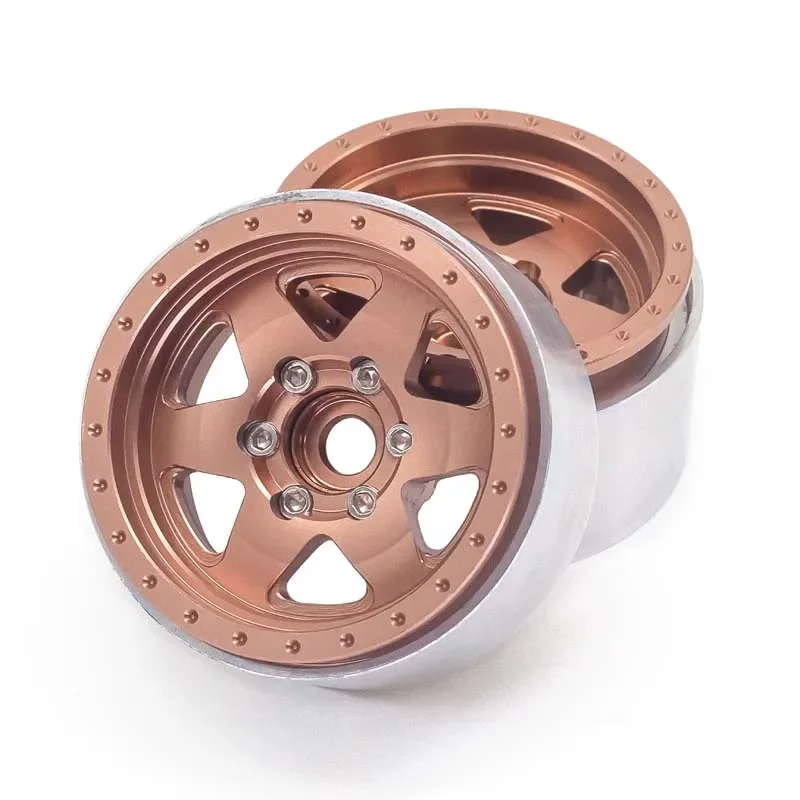 

4Pcs CNC Aluminum Alloy 1.9 Beadlock Negative OffSet Gen8 Wheel Rim for scx10 1/10 RC Crawler