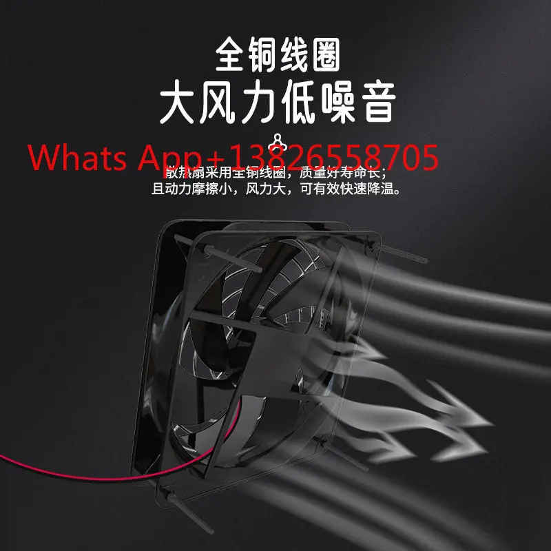 Soft router, industrial computer overheating automatic start cooling intelligent temperature control fan 5v12V