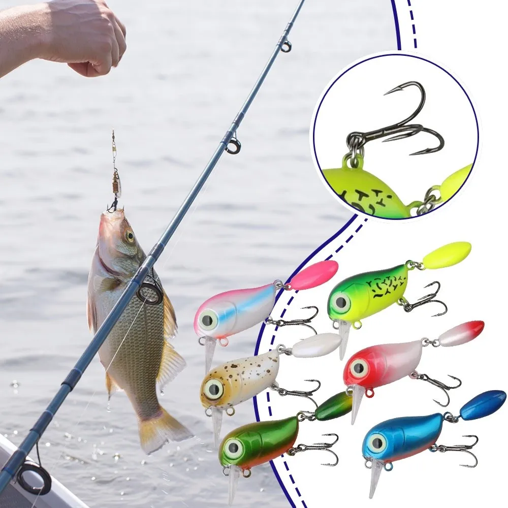 Mini Spinner señuelo brillante cuchara crankbait para pesca al aire libre - imagen 4