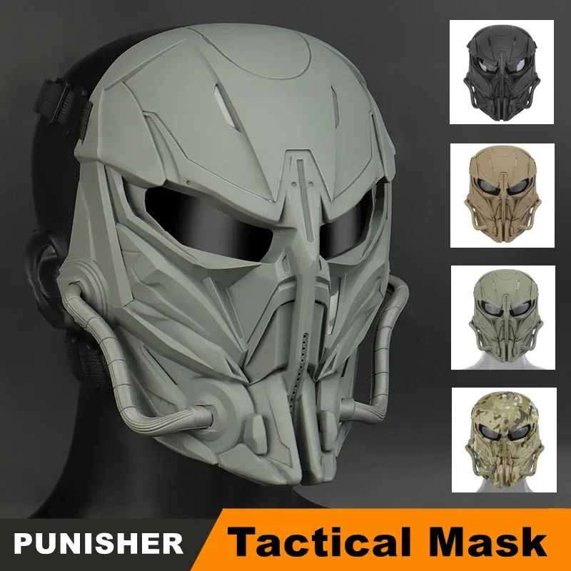 Airsoft Mask Paintball Goggle Hunting Mask Motorcycle Helmet Goggles  Combat  War Game Protective Face Shield