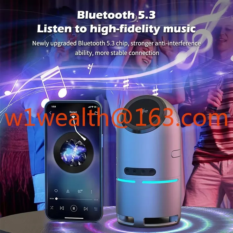 سمّاعات بلوتوث شاحن لاسلكي | قاعدة شحن سريعة 3 في 1 Qi 2.0 مع دوران يعمل باللمس وحاملات قابلة للسحب #4