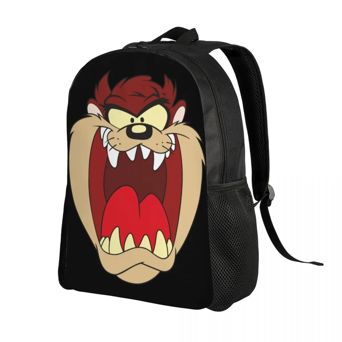 Custom Tasmanian Devil Travel Backpack Women Men School Laptop Bookbag Taz Cartoon Anime College Student Daypack Bags