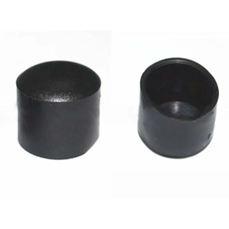 Não-Slip Rodada PVC Cadeira Leg Caps, Cobertura contra Poeira Meias, Pavimento Protector Pads, Plugs Pipe, Móveis Nivelamento Pés, Mesa Pé, 4pcs