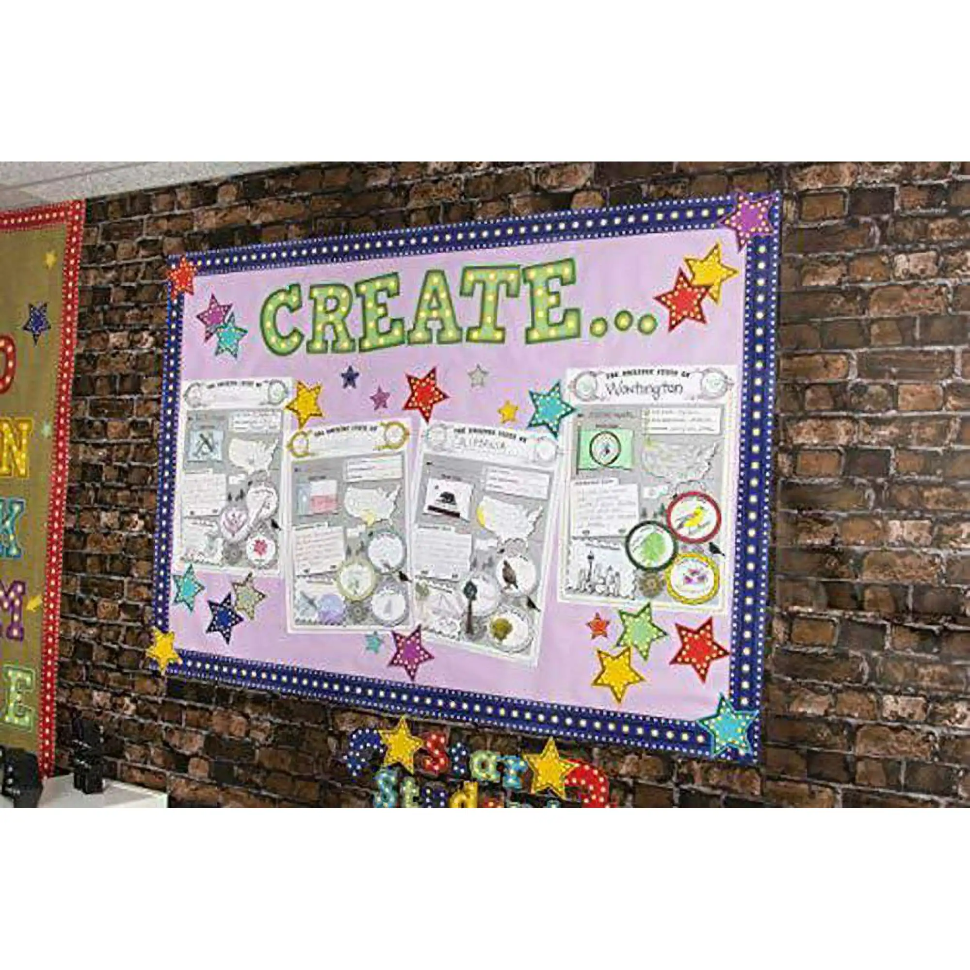 Teacher Created Resources Marquee Motivation Bulletin Board Display Set, 53 Pieces