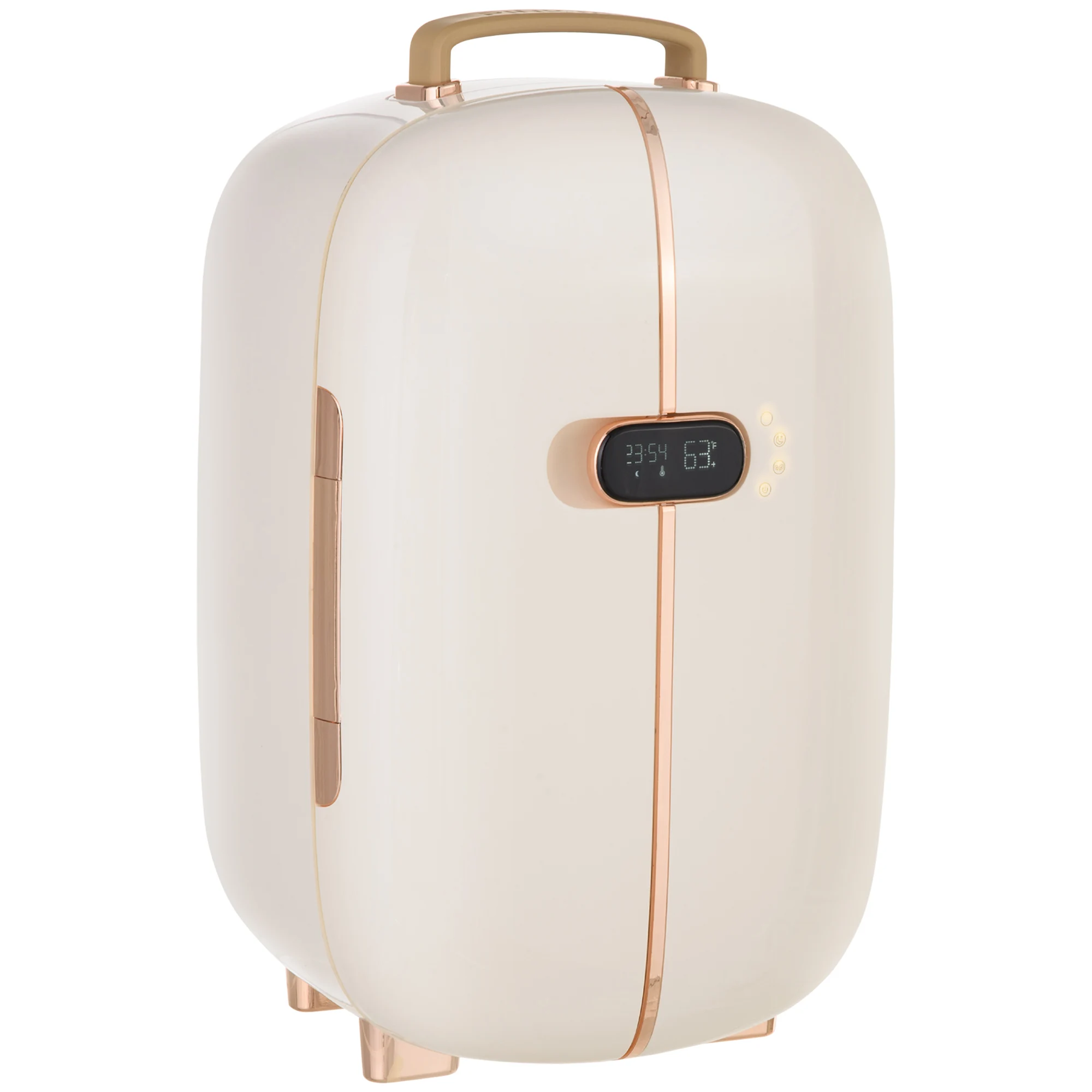 

Portable Electric Skincare Fridge with LED Display 12L Mini Fridge for Beauty Makeup & Cosmetics-Car & Hotel Use