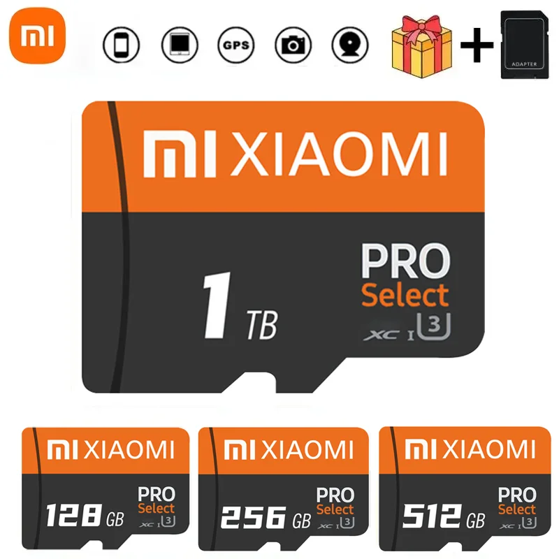 Original Xiaomi SD 1TB Micro TF Mini SD Card 256GB 512GB 128gb 64GB TF Memory Flash Card for Phone/Computer/Camera Dropshipping