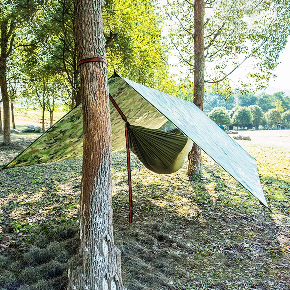 Osłona przeciwsłoneczna namiot baldachim akcesoria osłona przeciwdeszczowa sprzęt survivalowy plandeka hamakowa