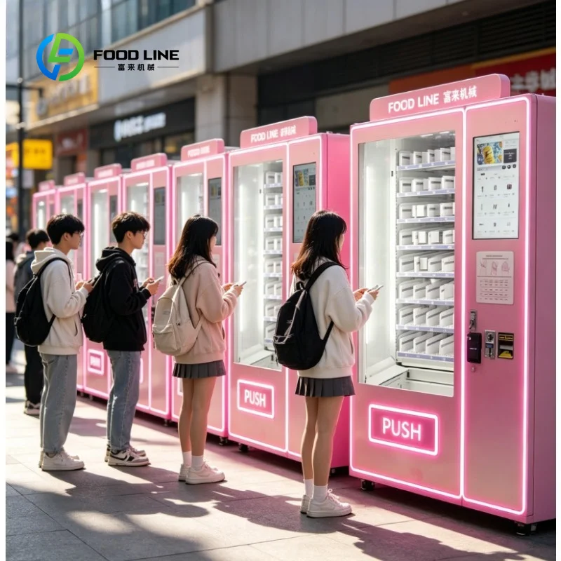 Customized Launch Cosmetic Eye Lash Vending Machine for Beauty LED Lighting Cash & Card Payment Beauty Salon Use