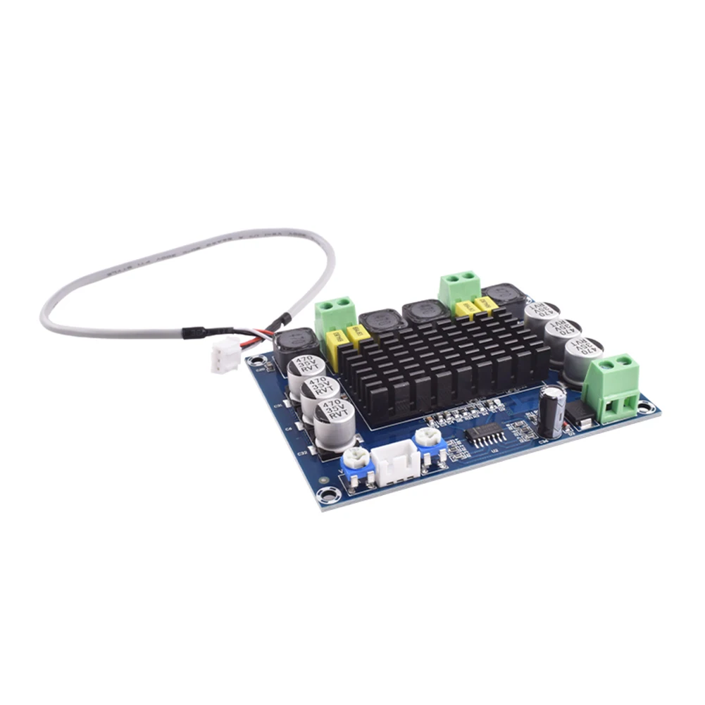 

XH-M543 TPA3116D2 Digital Amplifier Board with Audio Cable 120Wx2 Digital Dual Channel Amplifier Subwoofer Audio Board