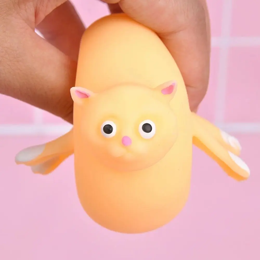 Cute Venting Decompression Toy Can Blow Small Animal Chick Pinch Toy Spoof Inflatable Hippo Chicken Blow Toy Soft Rubber