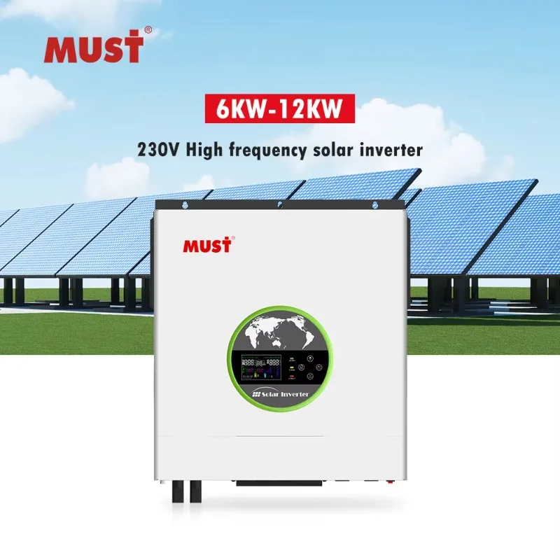 MUST PV1900 EXP 2/8KW/10KW/12KW Inversor solar híbrido 48V 120A Controlador de carga MPPT 230VAC Inversor monofásico