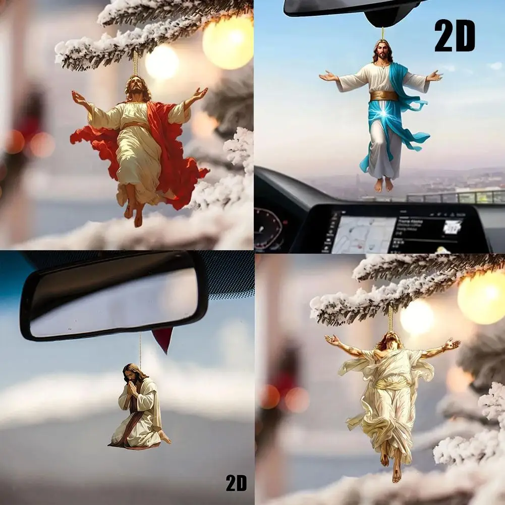 New Acrylic Flat Car Ornament Valentine's Day Decorative Design Accessor Elegant Application Multi-functional Unique Pendan C9E9