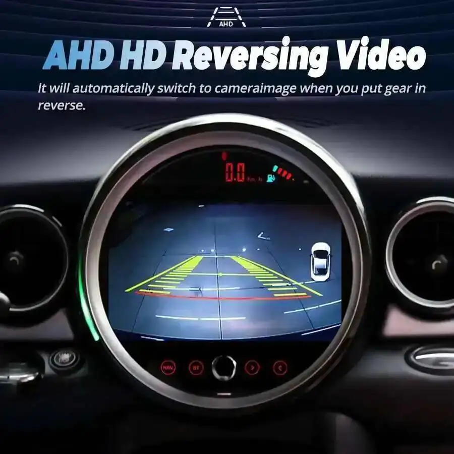 Мультимедийный видеоплеер Navirider DSP Android 14 SIM для BMW Mini Cooper R56 R60 R51 2006-2015 Стерео Bluetooth Carplay 4G