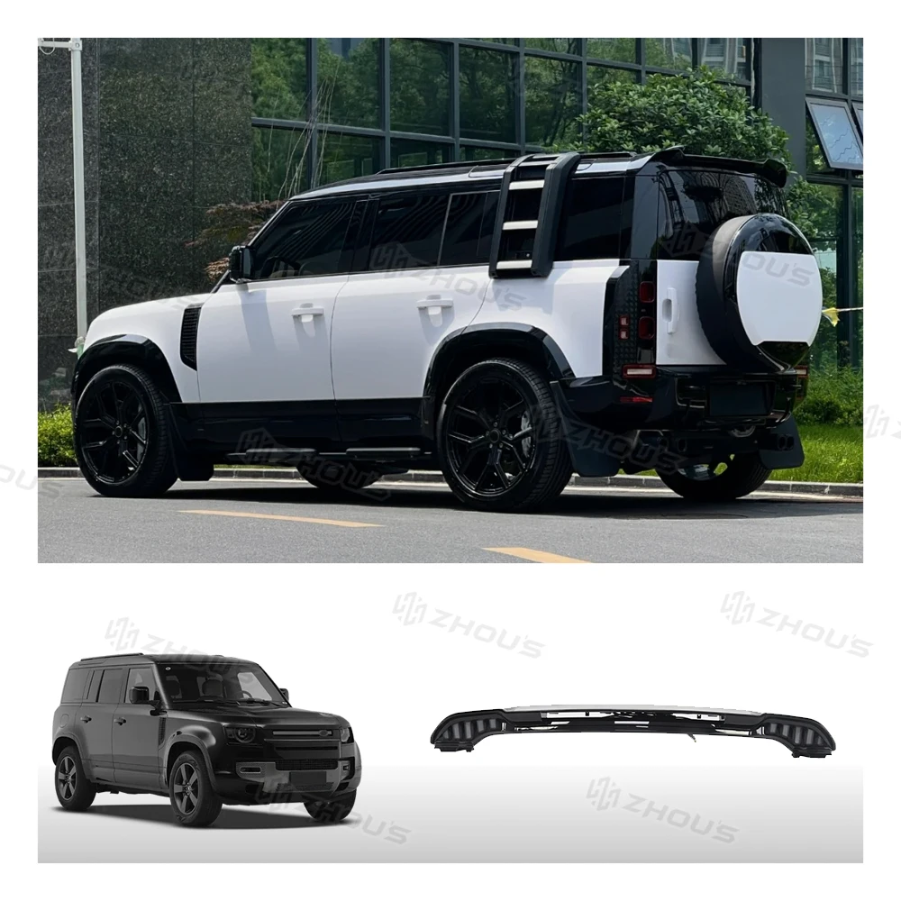 

Car Accessories Body Parts LED Rear Spoiler ABS Spoiler Rear Wing For Land Rover Defender 110