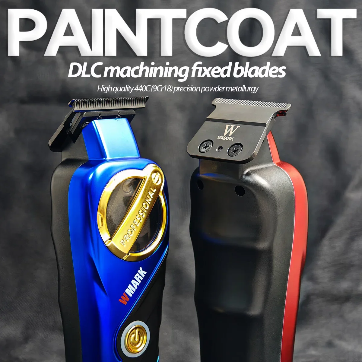 WMARK 9213 محرك الإرتفاع المغناطيسي النقش المقصات اللاسلكية 9000 دورة في الدقيقة مقص الشعر الرجال المهنية صالون الشعر المتقلب
