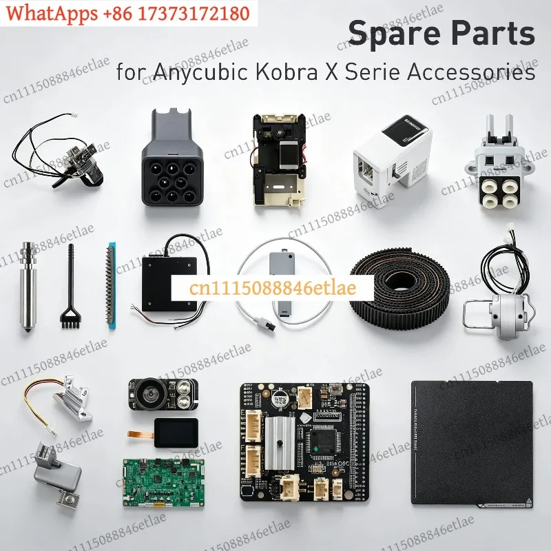 k3 Official Spare Parts & Accessories for Anycubic Kobra X Series 3D Printer, Genuine Replacement Components