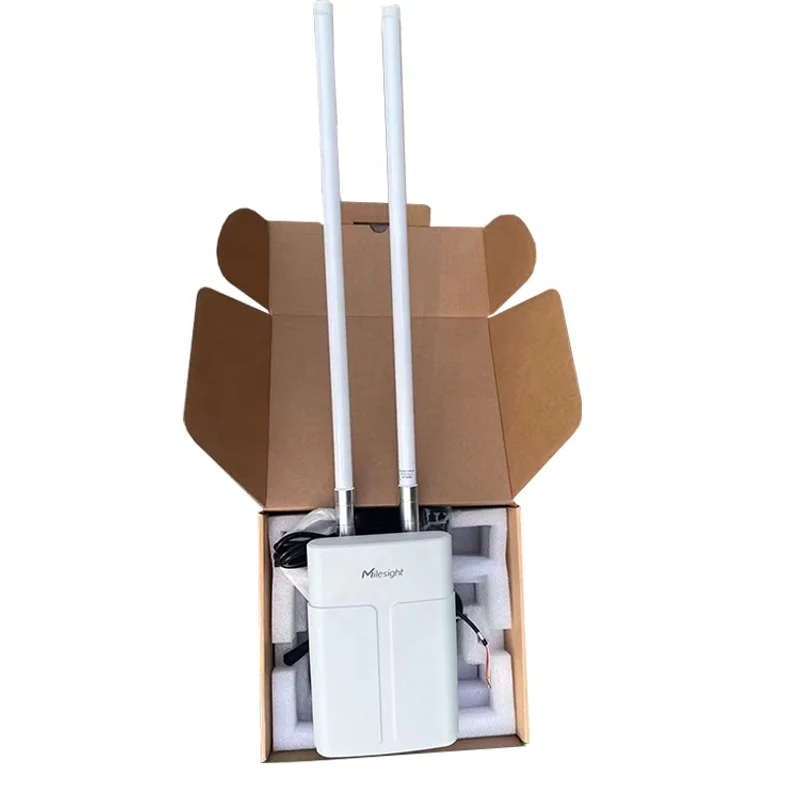 Robust Outdoor LoRaWAN Gateway 8CH SX1302 High Sensitivity 2000 Nodes FUOTA 4G WiFi Ethernet for Fleet & Smart Park Milesight