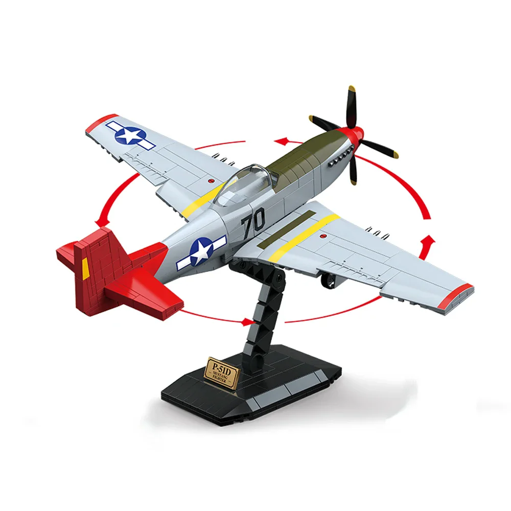 Weltkriegsarmee Militärsoldaten SWAT UK: Spitfire Fighter F MK. La Type Modellbau-Bausteine Spielzeug Geschenk – Detail 20