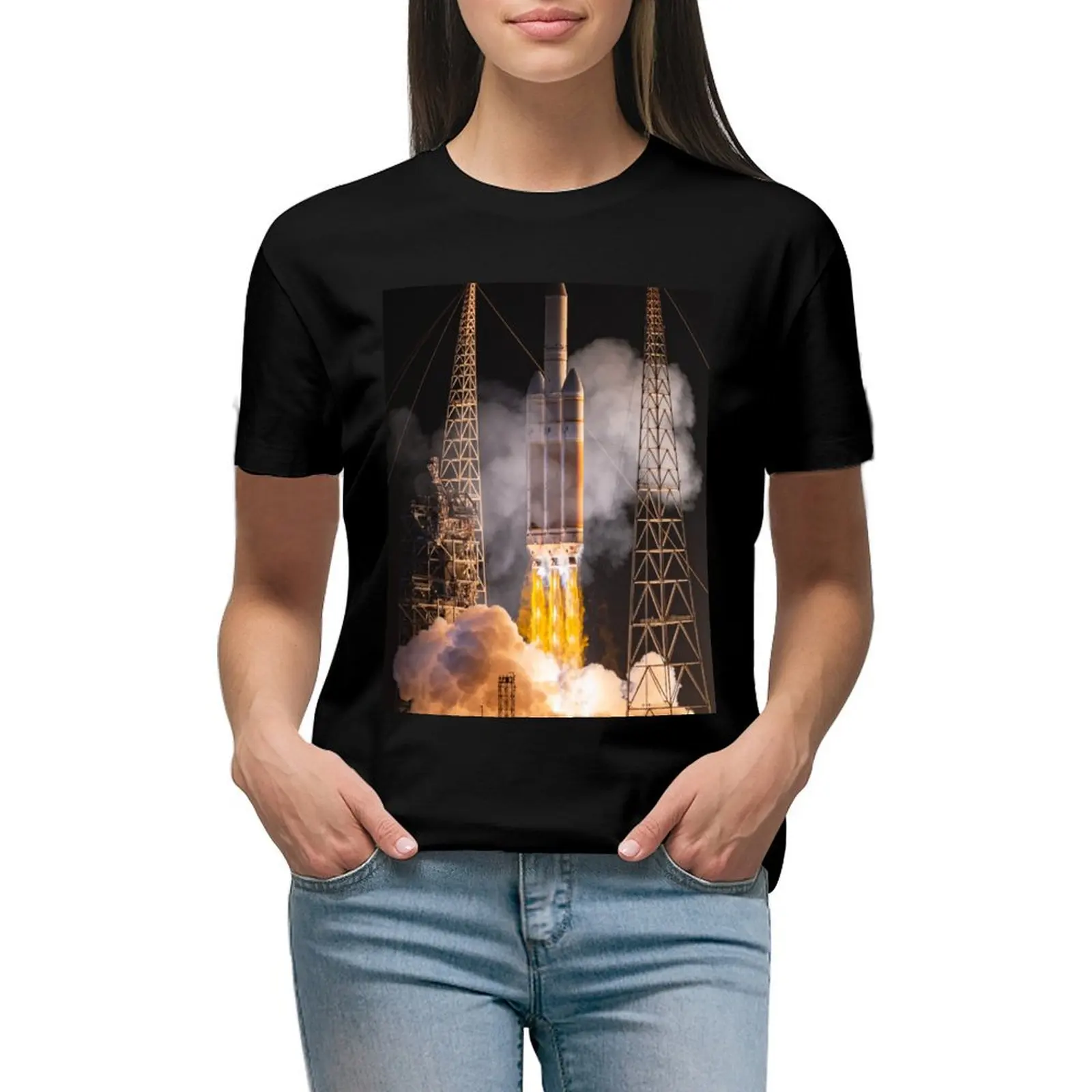 

NROL-44 Launch T-shirt female tops vintage clothes Women's t-shirt