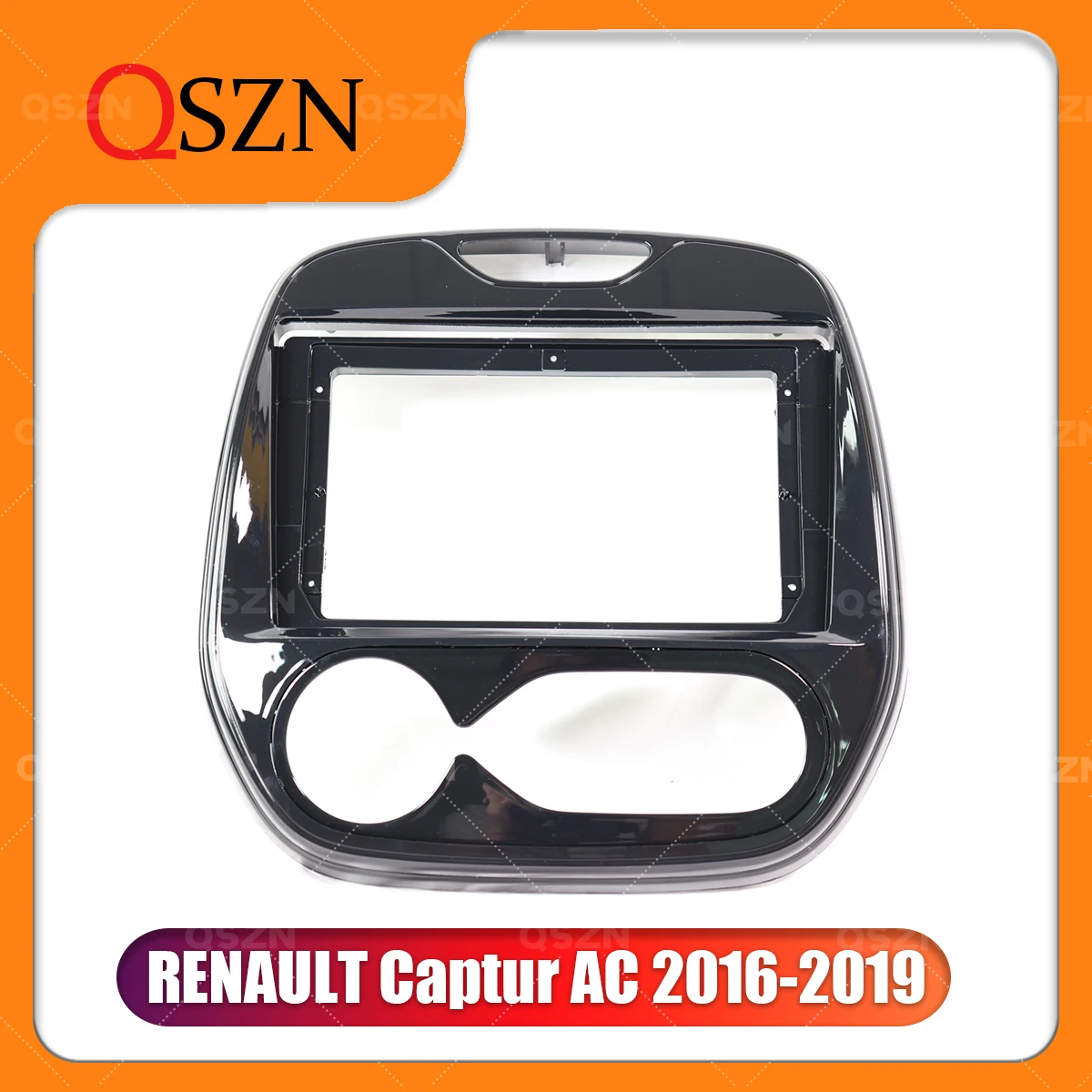 QSZN 9 Inch Car Frame Fascia For RENAULT Captur AC 2016-2019 Bezel Panel Fitting Frame Dashboard Mount Kit 2 Din