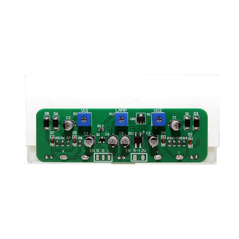Double pointer VU Meter Stereo Audio Amplifier Board DB Sound Level Indicator Meter Adjustable Backlight With Driver