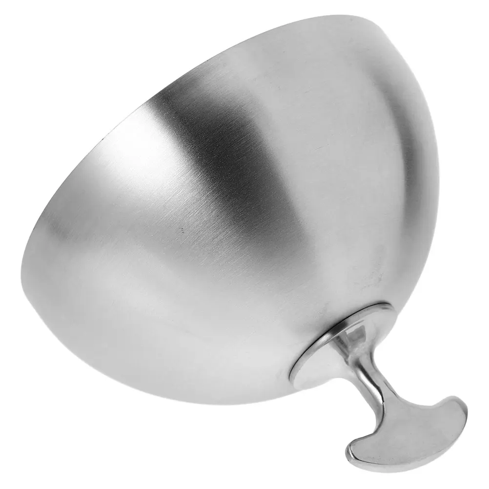 

1pc Stainless Steel Steak Dome Cover Food Protective Lid Anti-Splashing Handle Design For Bbq Burgers Sandwiches Keep Warm Melt