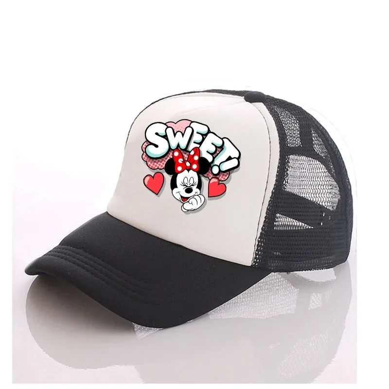 

Mickey Minnie Mouse Baseball Cap Adjustable Disney Children Summer Sunhat Anime Figures Boy Girls Outdoor Sport Hats Gifts 2024