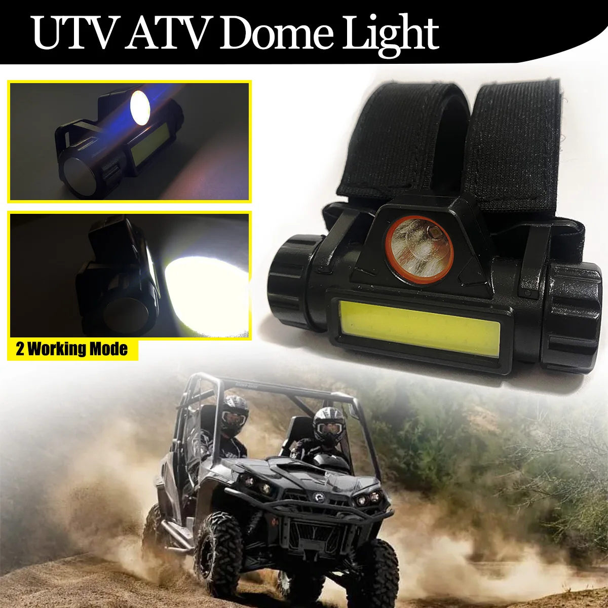 UTV ATV Interni LED Cupola Roll Bar Gabbia di Montaggio Universale Per Polaris RZR Ranger Golf Cart Camion Barca Off-Road Pickup