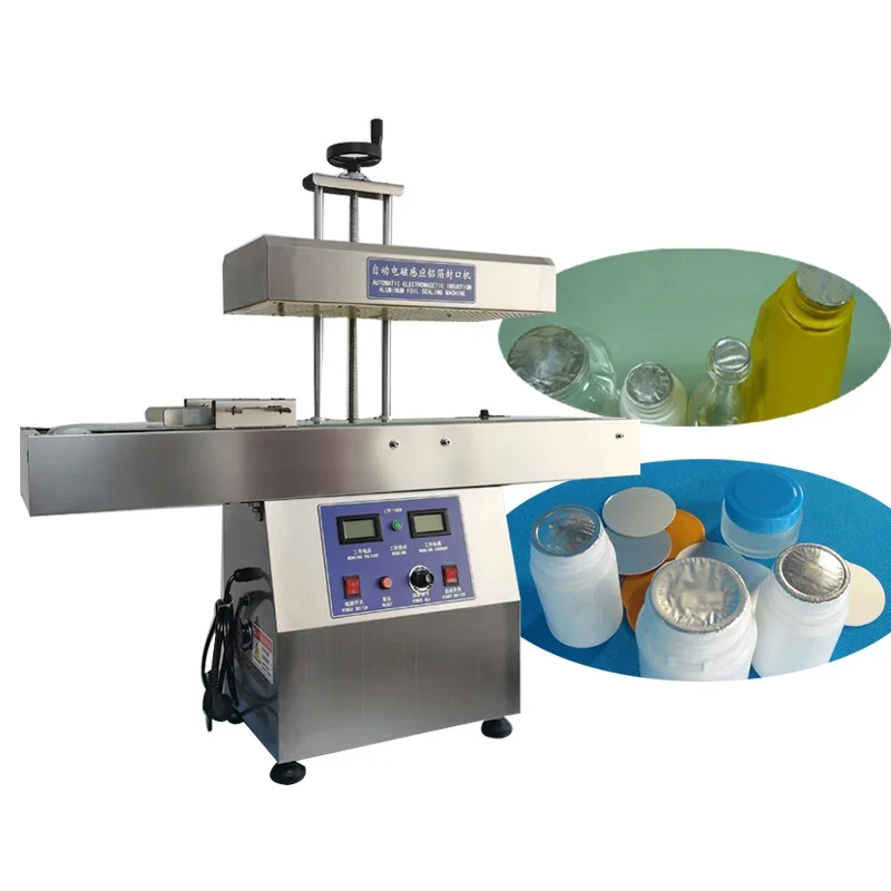 Aluminum Foil Sealing Machine Electromagnetic Induction Medical Plastic Honey Cream Bottle Lid Seal 15-180mm Sealer