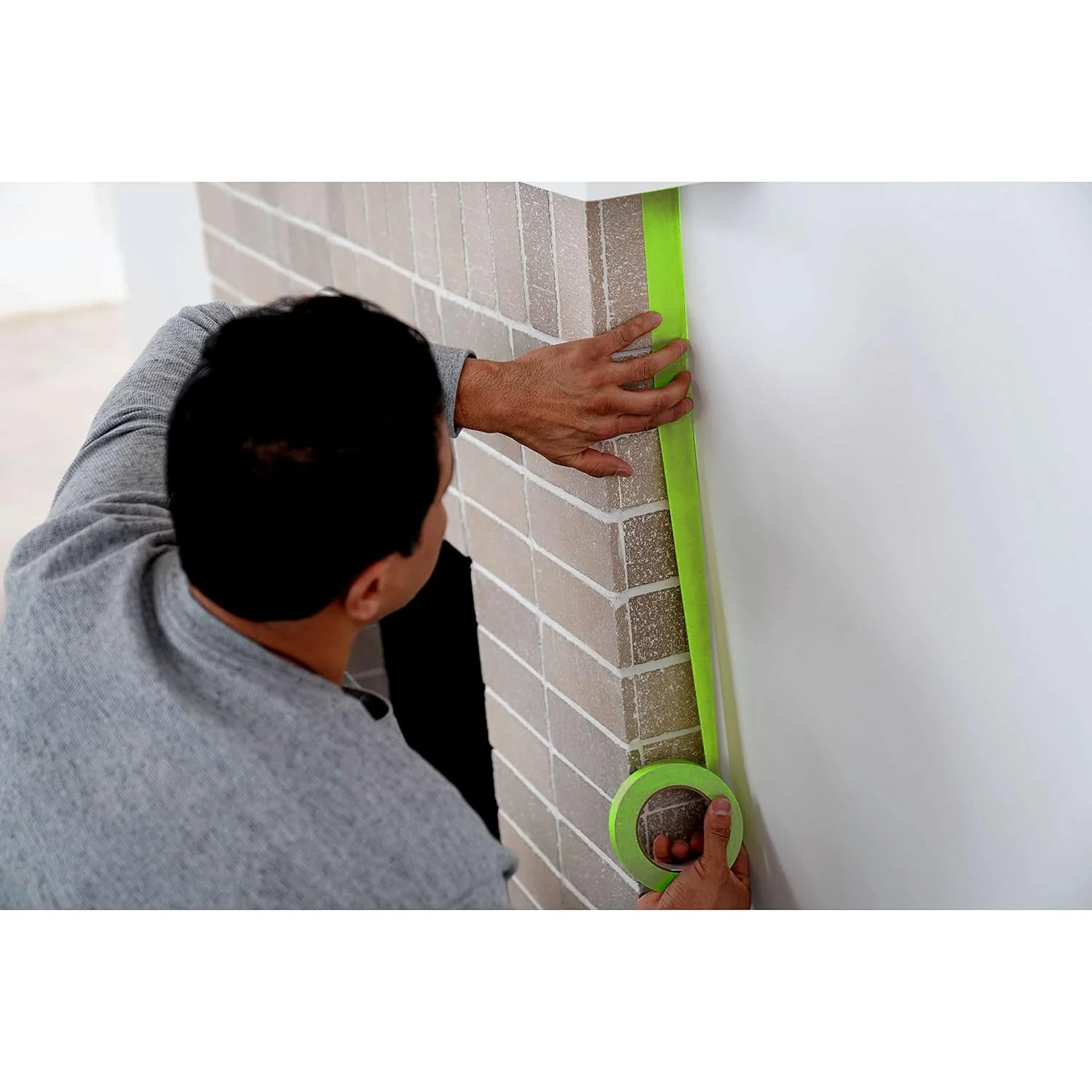 Fita adesiva verde profissional, adesivo forte mais removível para pulverização automotiva, pintura de parede e projetos DIY