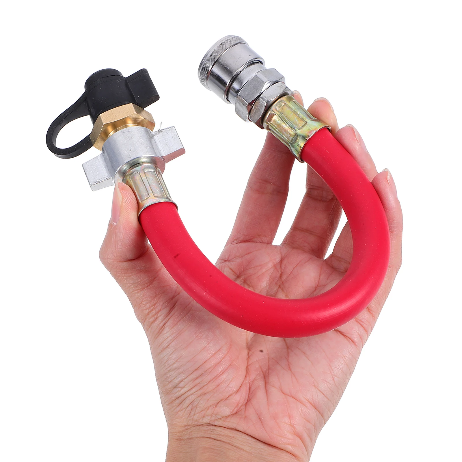 

1 set Quick Connect Pump Intake Pipe High-Pressure Hose Universal Valve Durable Connector Flexible Angle Adaptable for Truck