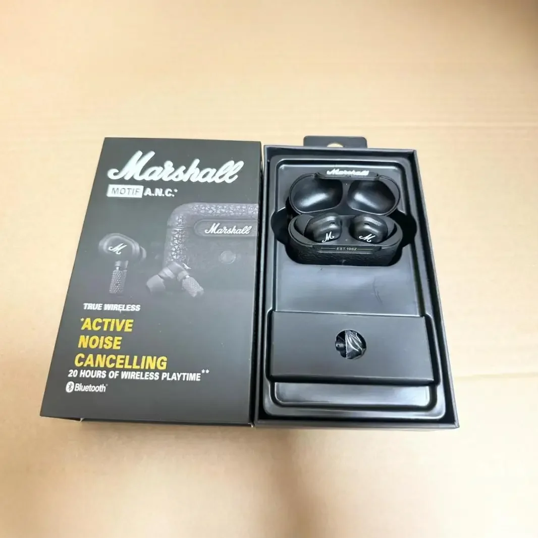 2025 Nuovo Adatto per MARSHALL MOTIF ANC Marshall True Wireless Bluetooth Auricolari con cancellazione del rumore Portatili da esterno