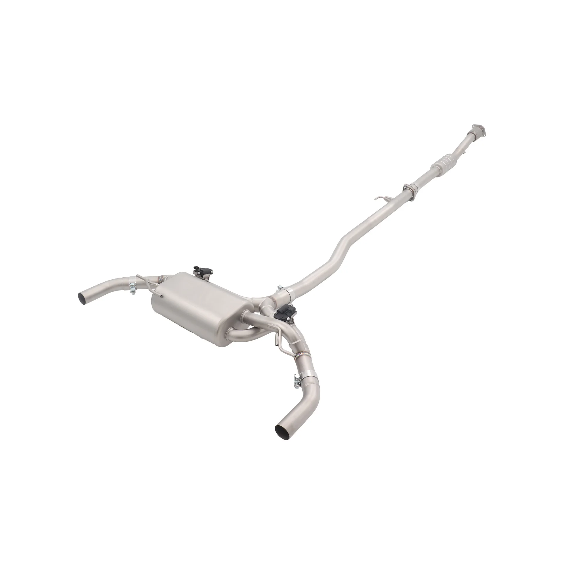 

YT for Mercedes-AMG GLB35 W177 2.0T SS304 Mid-Tail Exhaust Section Dual-Side Single-Exit Electronic Dual Valves