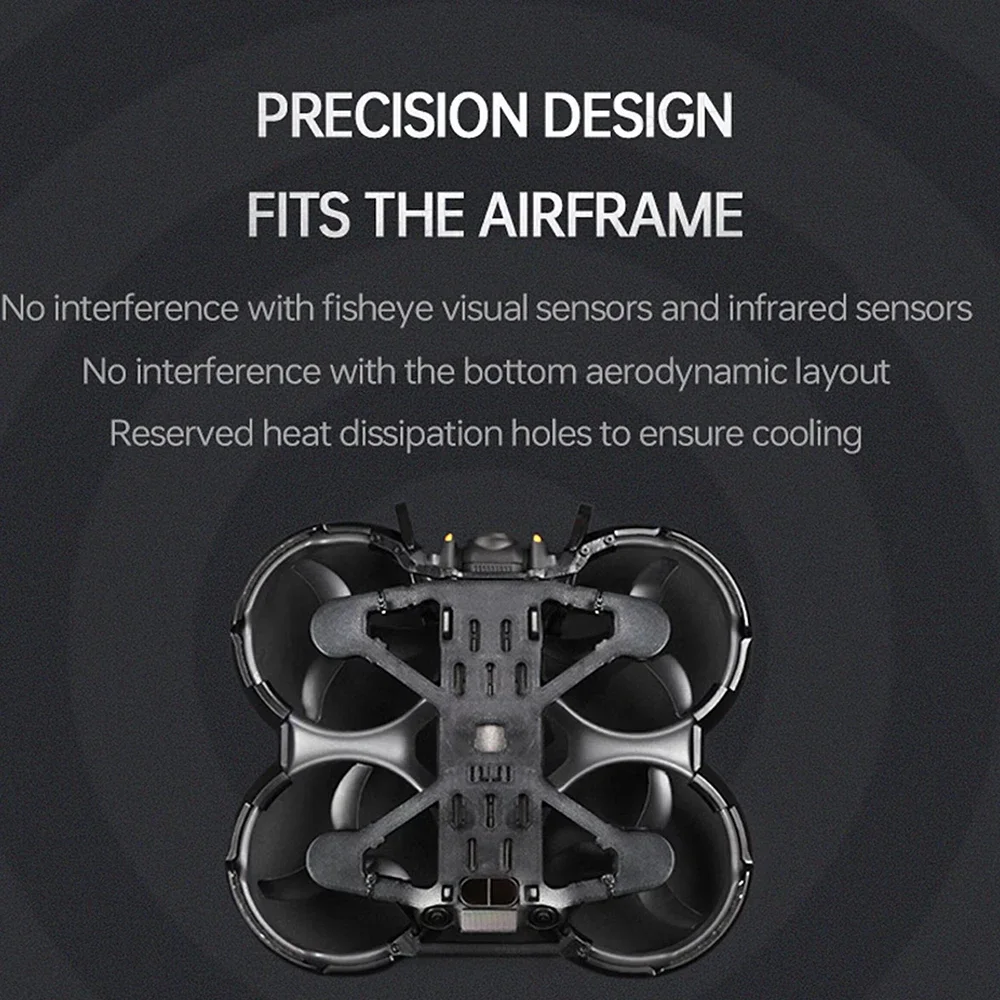 ل DJI Avata 2 المضادة للتصادم المروحة الحرس سلامة الطيران حماة الدعامة الوفير عدة ل DJI Avata 2 ملحقات طائرة بدون طيار