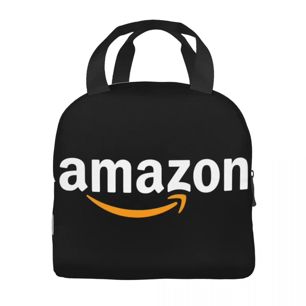 Amazon Logo Lunch Bag Unisex Portable Cooler Insulated Lunch Box Food Bento Box