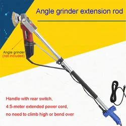 Upgraded 1.4m/1.6m Extension Rod Angle Grinder Extension Rod Polishing Grinding Support Long Arm Pole Extended Grinding Bracket