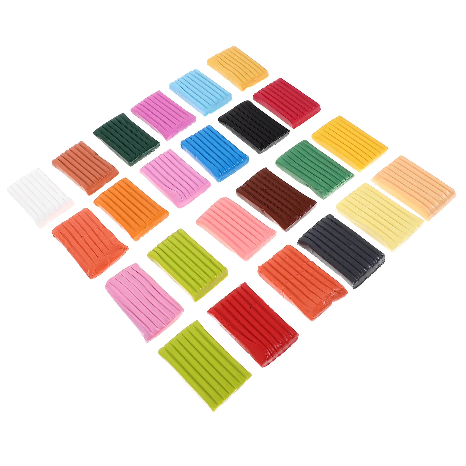 1 caixa de kit macio para modelagem de argila colorida, conjunto para artesanato, fabricação de ornamentos, artesanato em argila polimérica, presentes de aniversário