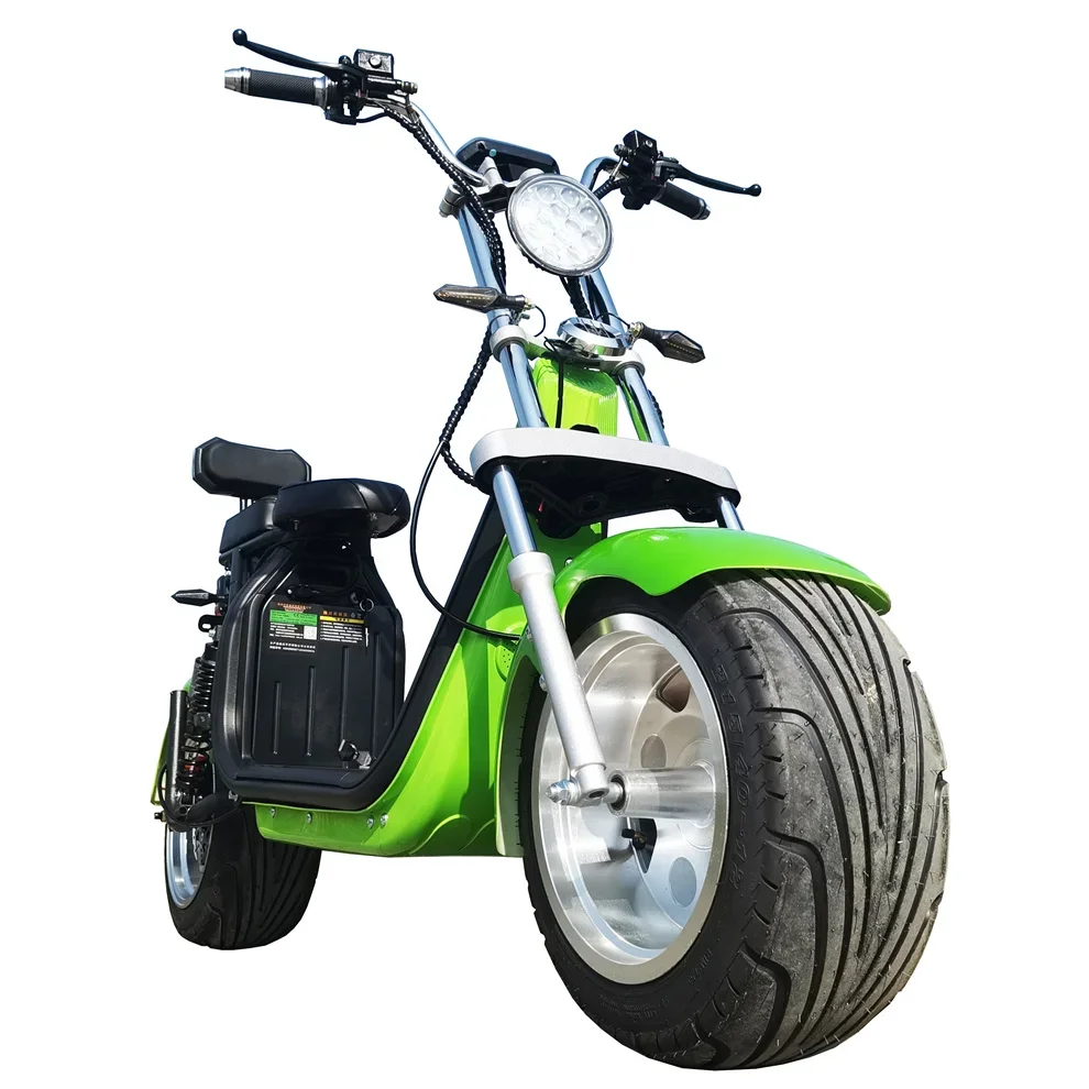 Adult electric motorcycle with 12 inch big tire 60v 20ah battery cheap scooter electric citycoco