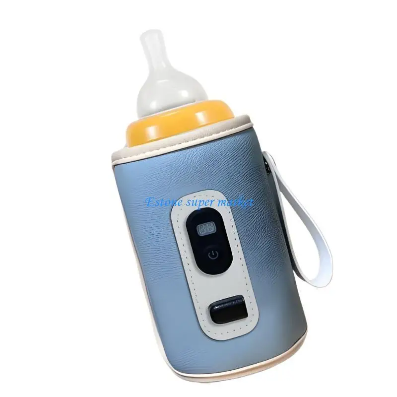 

090B Dense Travel Infant Bottle Toastier USB Rechargeable Digital Temperature Display
