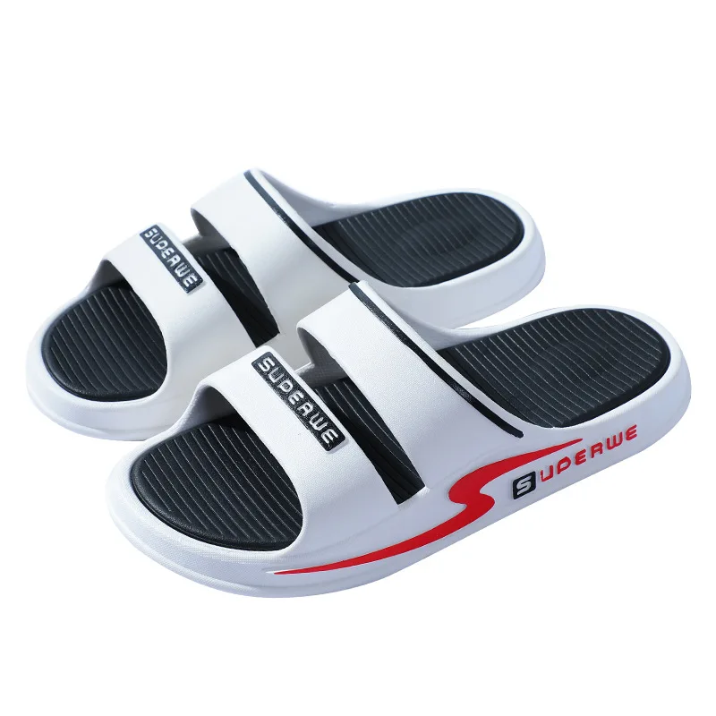 Men's Slippers Men's Shoes Summer Beach Flip-Flops Indoor Home Non-Slip Soft Bottom Breathable Men's Sandals Men's