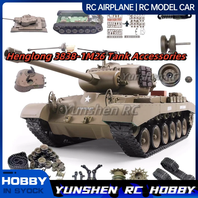 Henglong 3838-1m26 Tank Accessories Car Shell Plastic Track Drive Induced Road Wheel Rocker Arm Complete Set Of Accessories