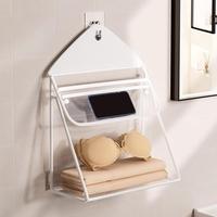 Dust-proof Bathroom Pouch Capacity Bathroom Waterproof Hanging Bag Storage Organizer with Foldable for Towels for Toiletries