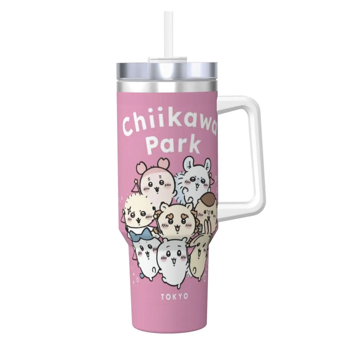 

Chiikawa Park 2025 Tumbler Hot Drinks Water Bottle Heat Preservation Stainless Steel Coffee Mug Custom Travelist Car Mugs