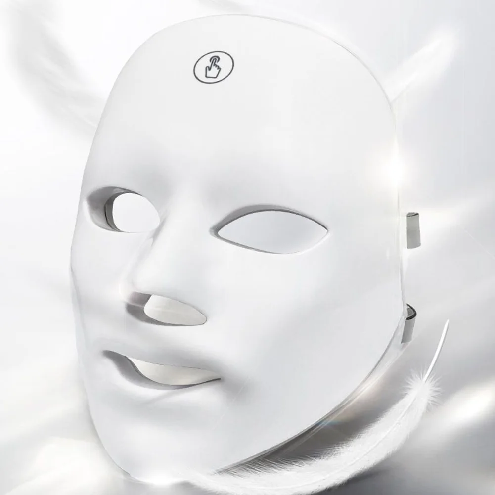 LED Photon Beauty Mask Remove Fine Lines Face Lifting Beauty Device Anti Aging Photon Flexible Mask Shrinking Pores Tighten Skin