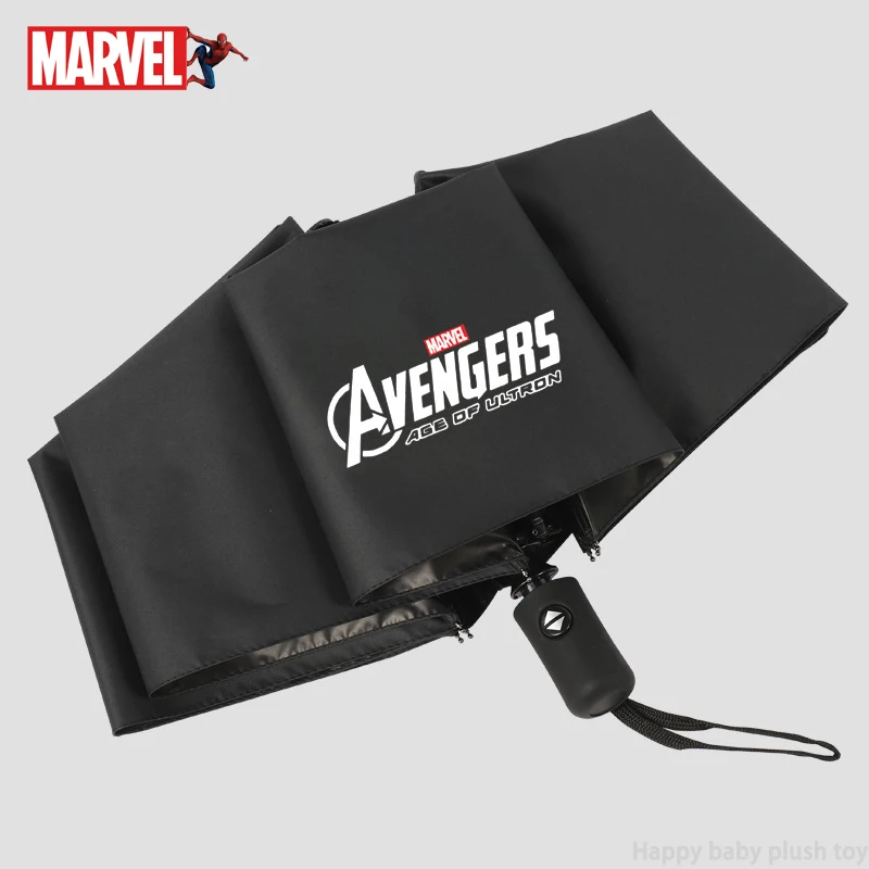 Marvel Captain America Sunumbrella Marvel Iron Man Regenschirm Sommer Sonnenschirm UV-Regenschirm Multifunktionaler Klappschirm